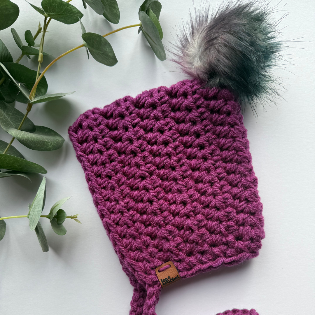 Premade 6-12 months Pixie Bonnet