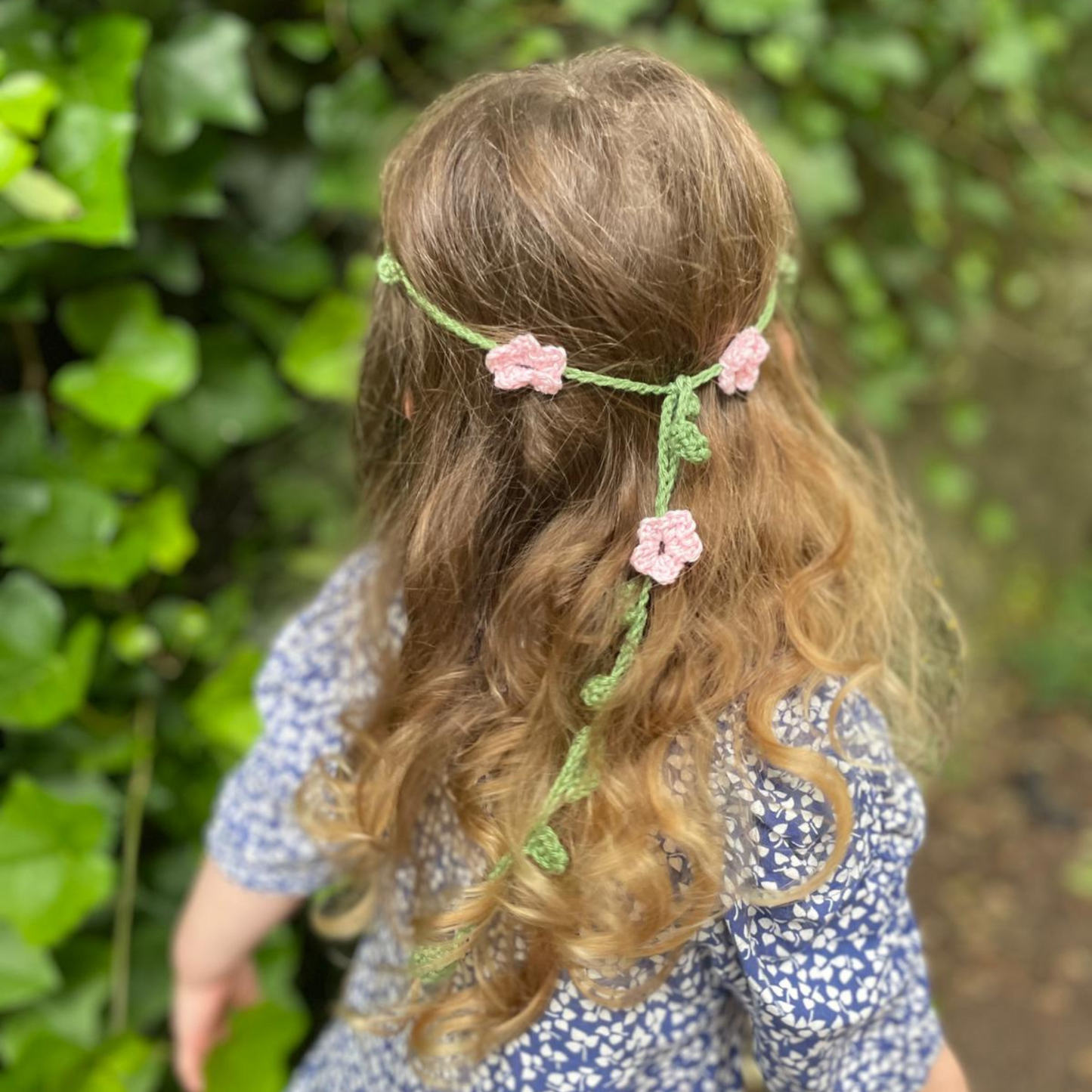Summer Boho cotton flower Pixie vine