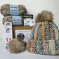 Make it yourself Crochet Kit Super chunky beanie hat kit (child to adult size)
