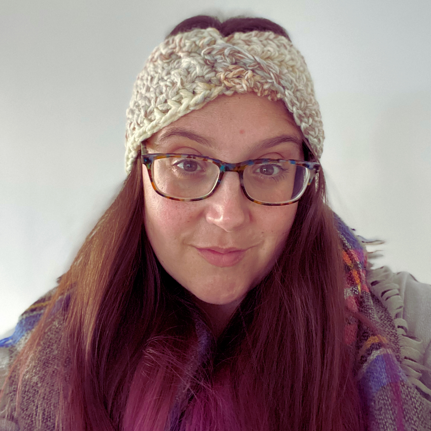 Learn to Crochet, Super chunky earwarmer kit (child & adult size)