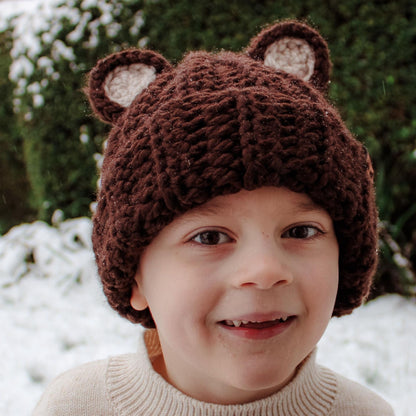 Bear beanie hat