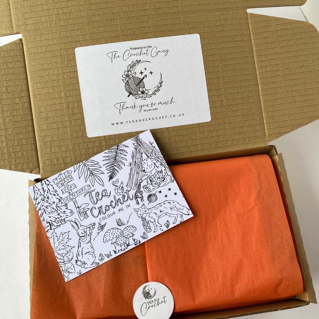 Make it yourself Crochet Fox Pixie bonnet kit (baby through to adult size)