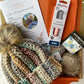 Make it yourself Crochet Kit Super chunky beanie hat kit (child to adult size)