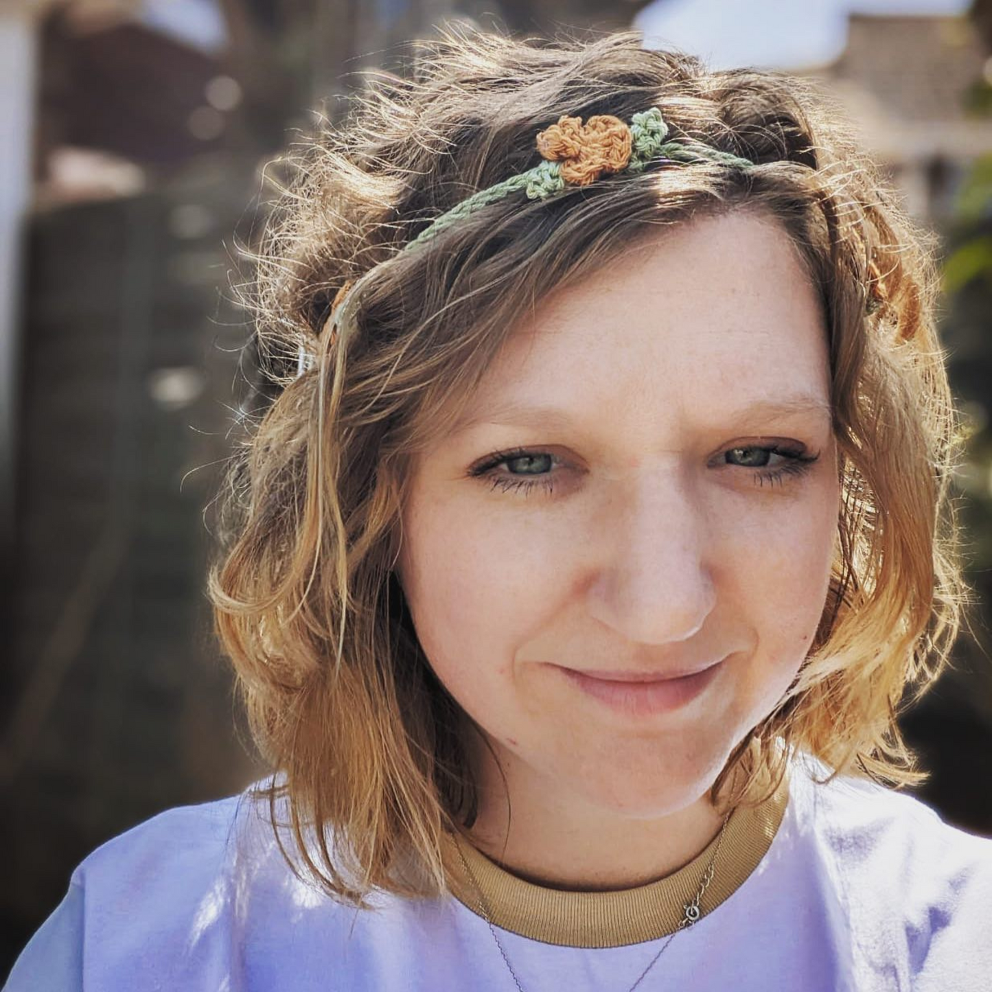 Summer Boho cotton flower Pixie vine