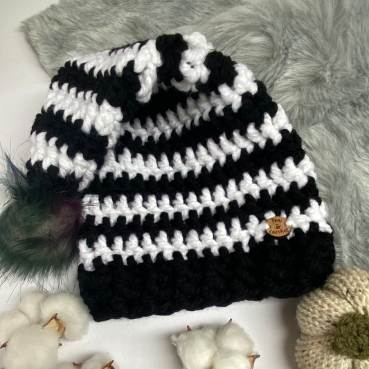 Halloween Super Chunky Elf Hat with pompom