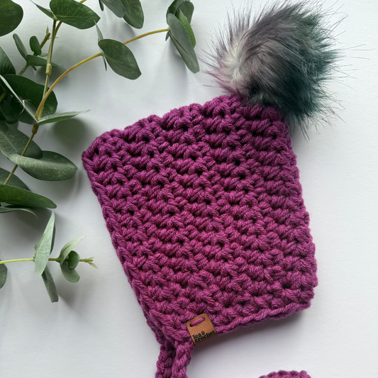 Premade 6-12 months Pixie Bonnet