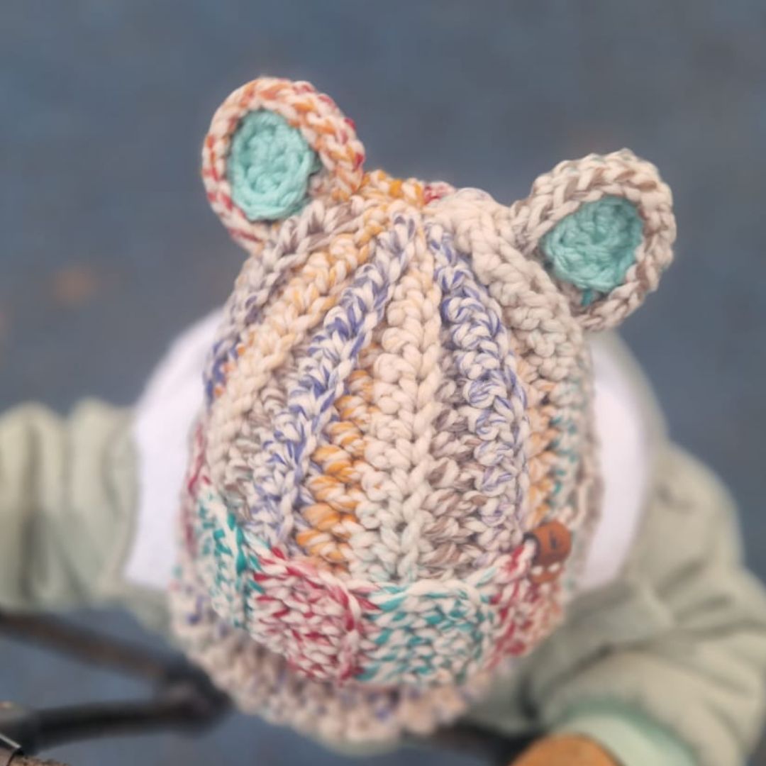 Bear beanie hat