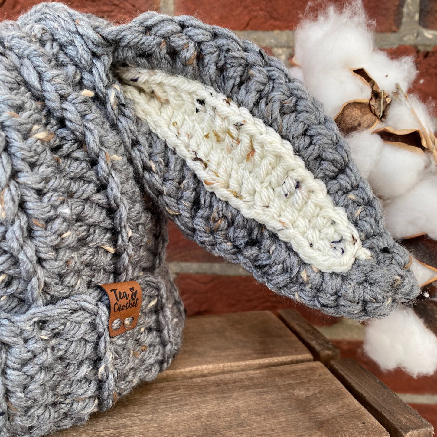 Floppy discount bobble hat