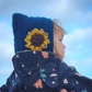 Springtime Sunflower applique bonnet