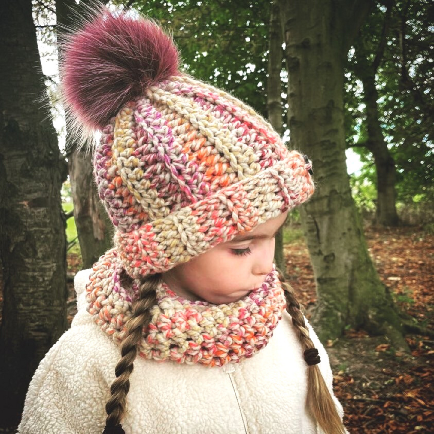 Husky top beanie hat